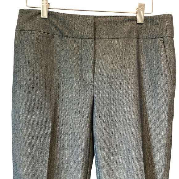 Ann Taylor Loft Modern Skinny Ankle Pant Career Businesswear Blue Tweed Sz 4 NWT - Picture 2 of 10
